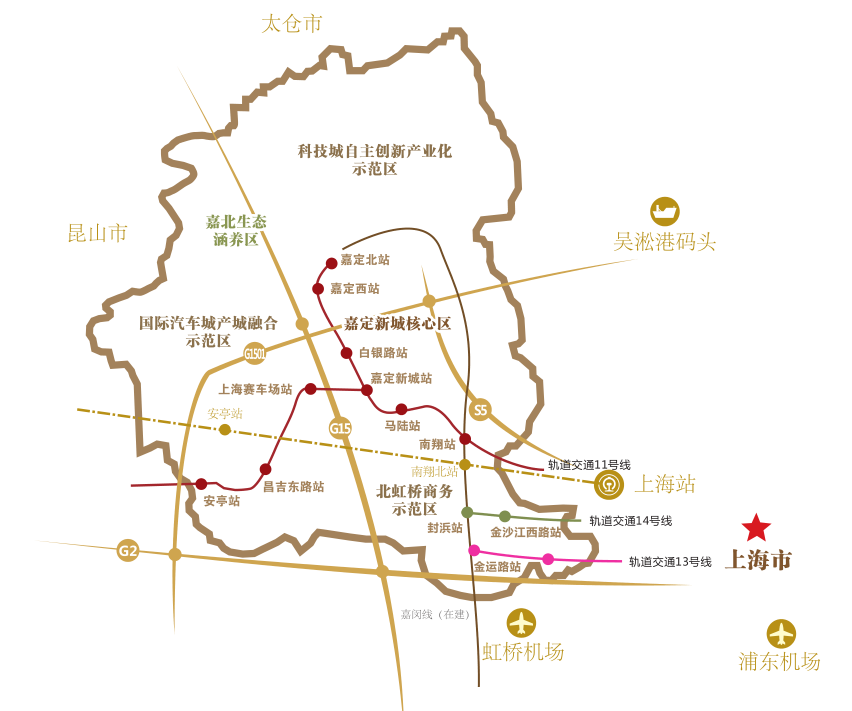 嘉定注冊(cè)公司地理位置圖